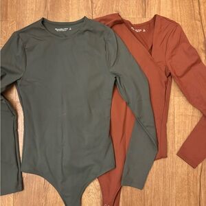 Abercrombie Long Sleeve Bodysuits